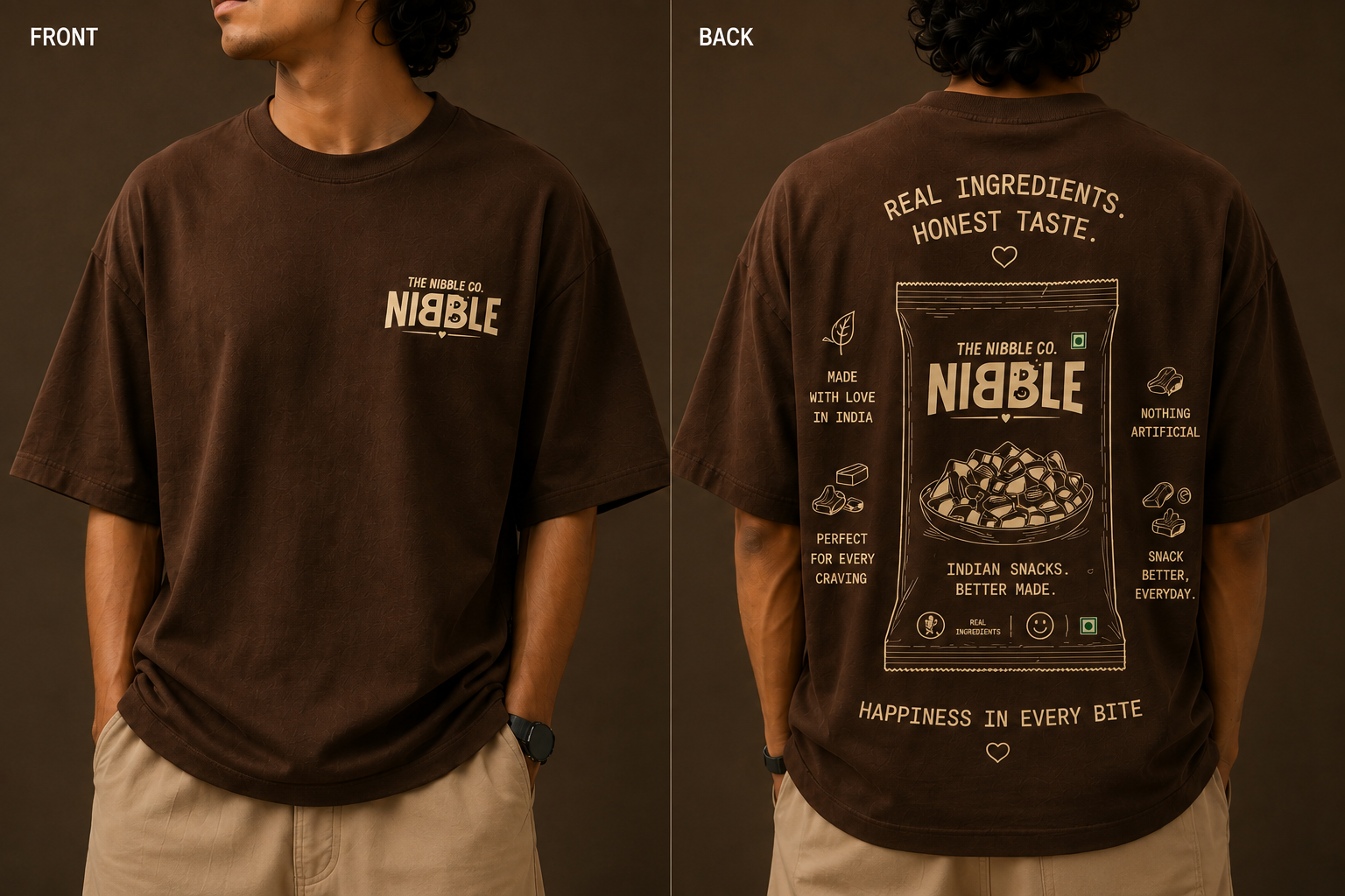 Nibble custom t-shirt design