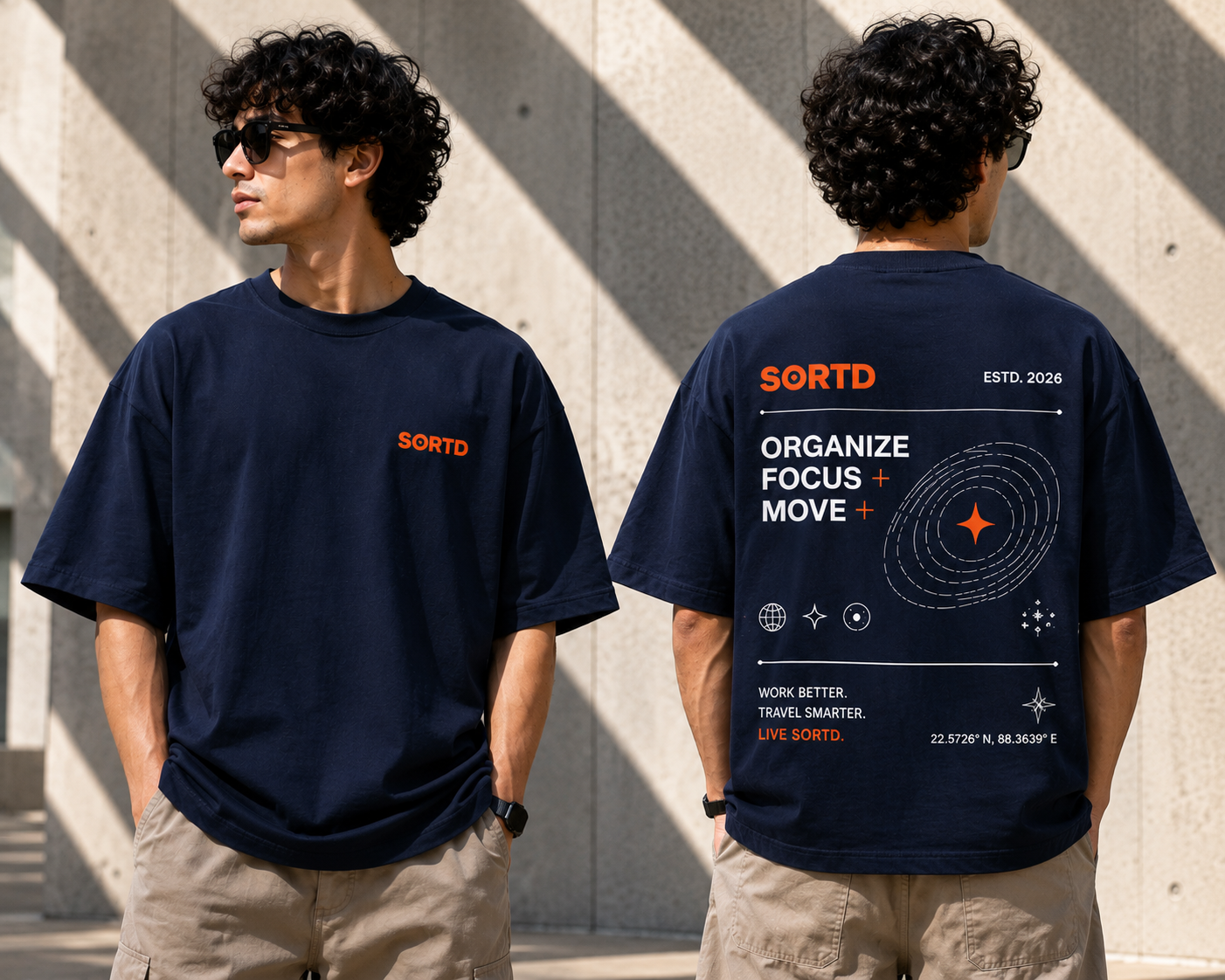 SORTD custom t-shirt design